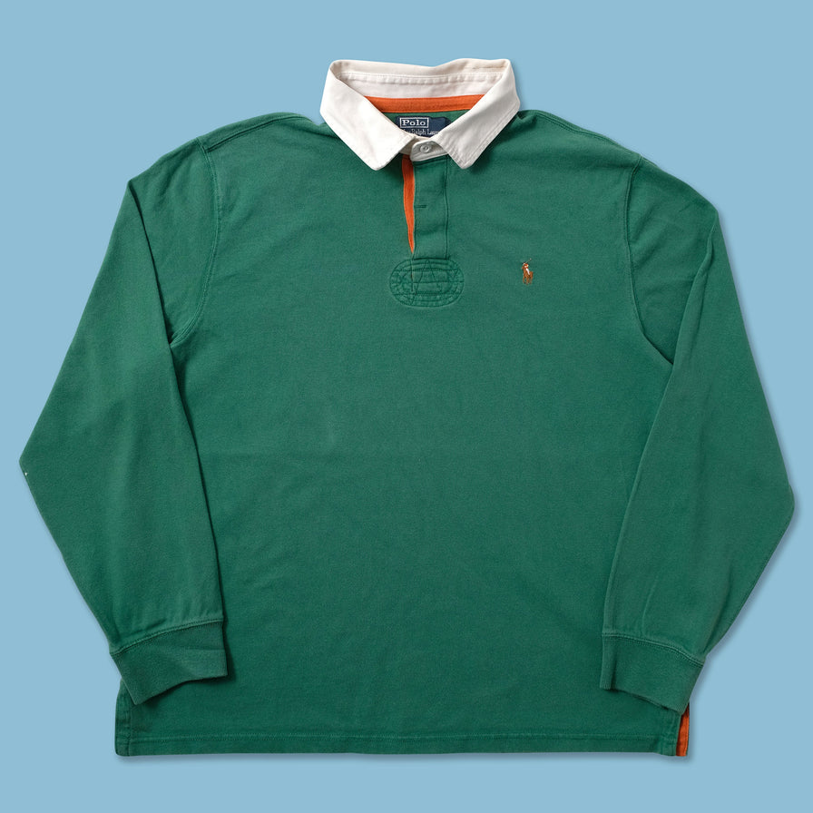 Vintage Polo Ralph Lauren Rugby Sweater Large - Double Double Vintage