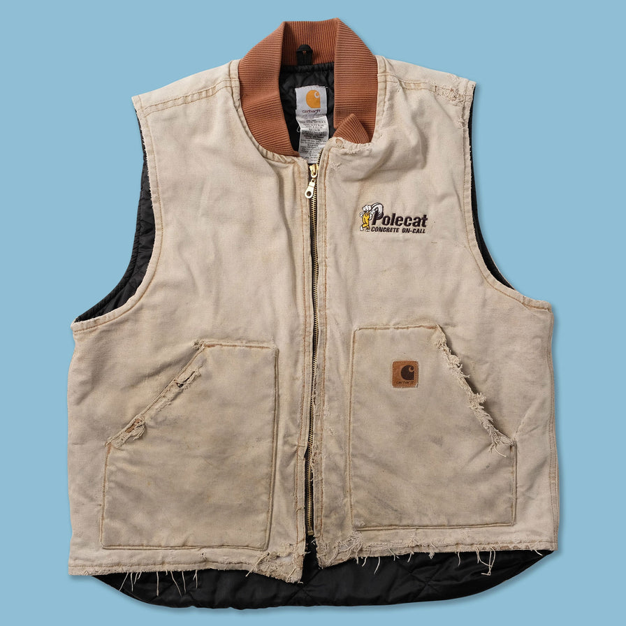 Vintage Carhartt Work Vest Medium - Double Double Vintage