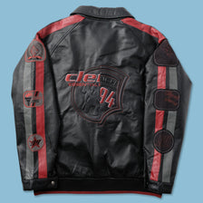 Y2K Clench Leather Jacket XLarge