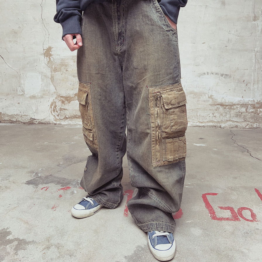 Y2K Clench Baggy Pants - Double Double Vintage