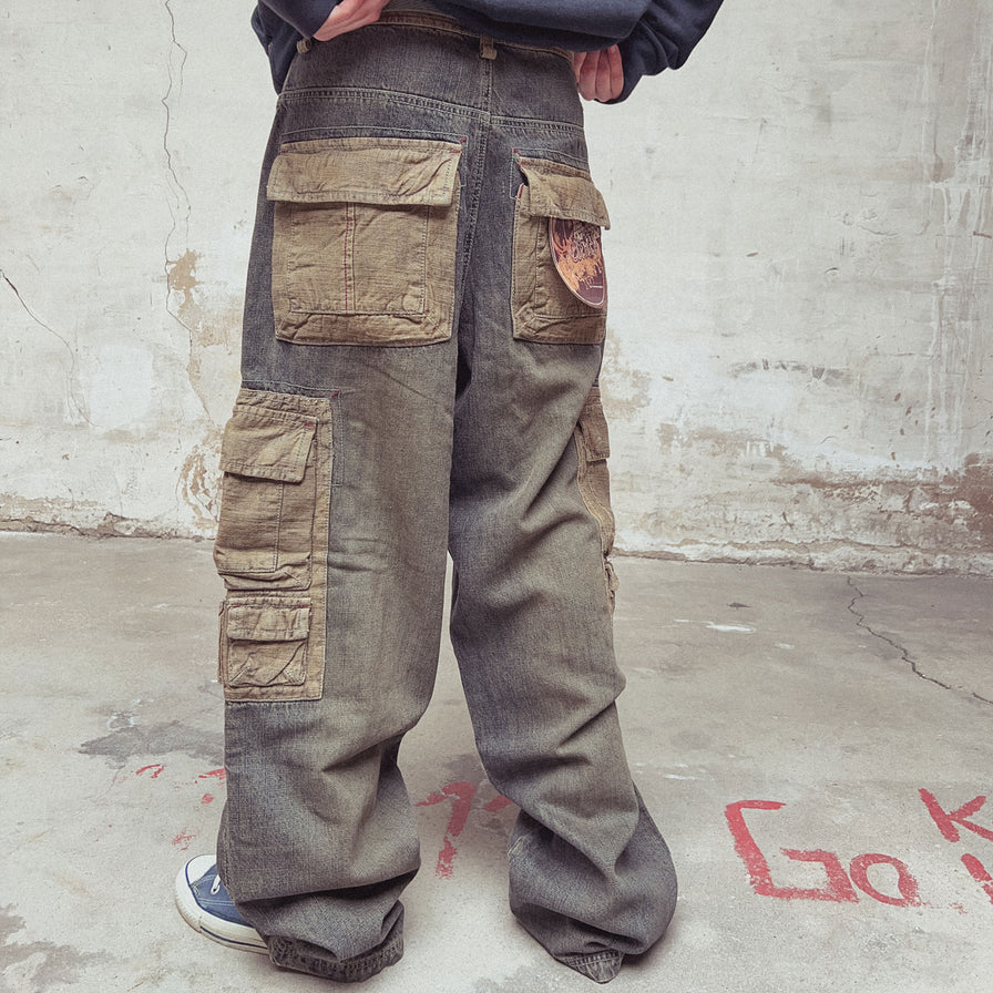 Y2K Clench Baggy Pants - Double Double Vintage