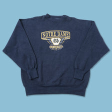 Vintage Notre Dame Sweater XLarge 