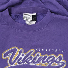 Vintage Puma Minnesota Vikings Sweater Small 