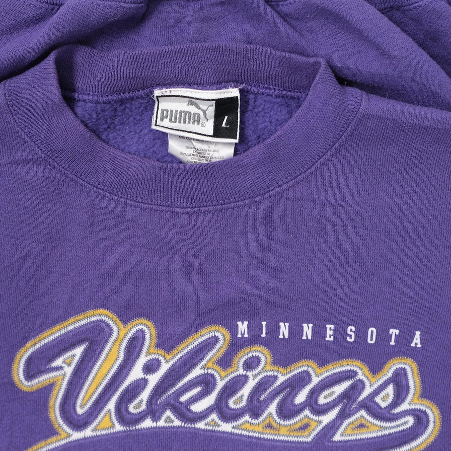 Vintage Puma Minnesota Vikings Sweater Small 