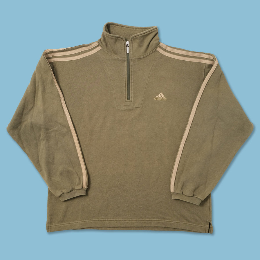 Vintage adidas Q-Zip Sweater Large 