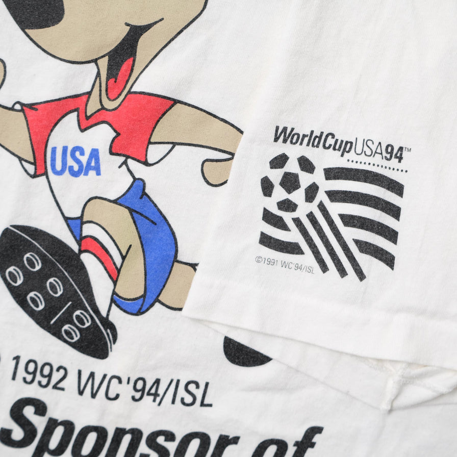 Vintage 1994 World Cup USA T-Shirt Large 