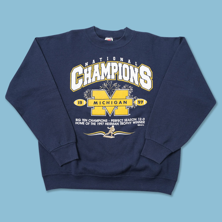 Vintage 1997 Michigan Wolverines Sweater Large 