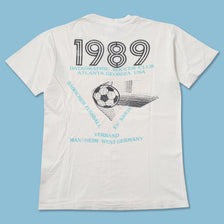 Vintage 1989 Atlanta Mannheim Soccer T-Shirt Small 