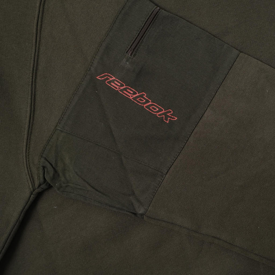 Vintage Reebok V-Neck Sweater Medium 