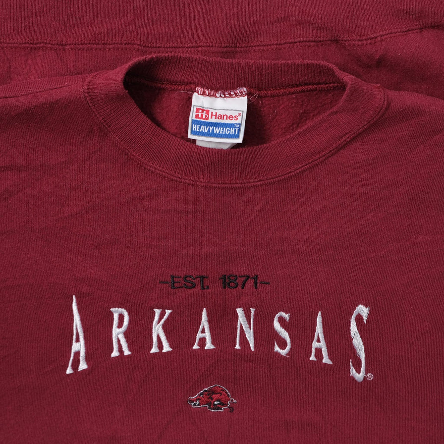 Vintage Arkansas Razorbacks Sweater XLarge 