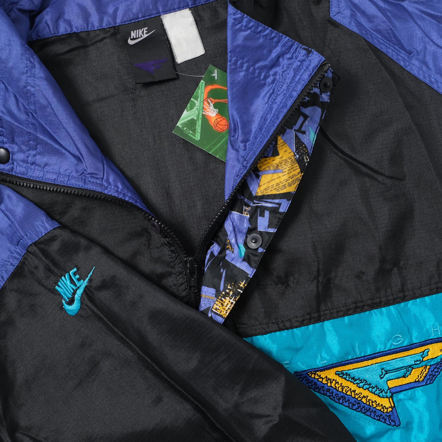 Vintage Nike Flight Track Jacket Large 