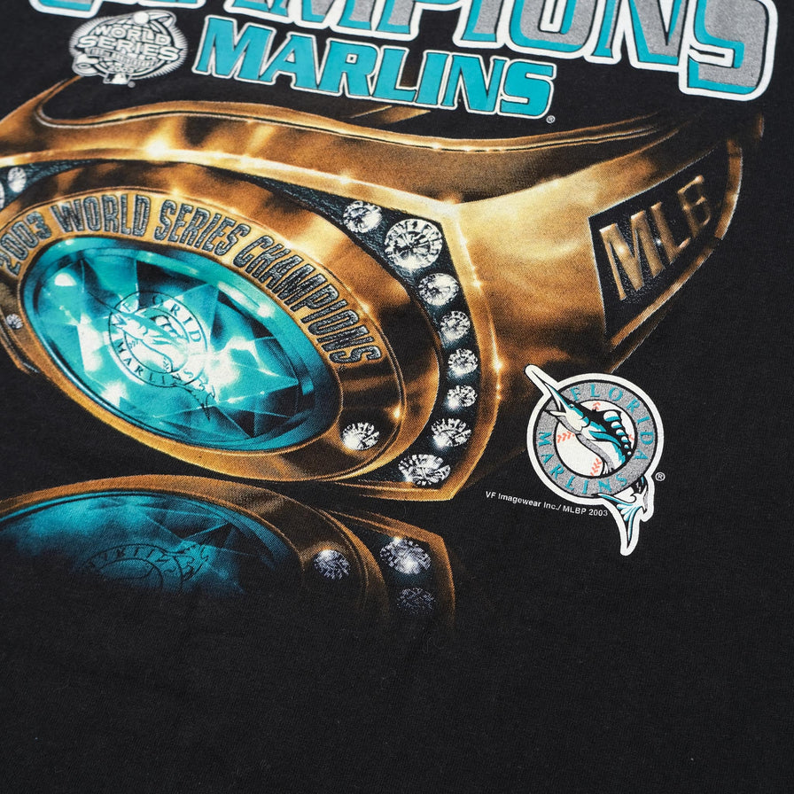 Vintage 2003 Florida Marlins T-Shirt XLarge 