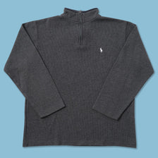 Vintage Polo Ralph Lauren Q-Zip Sweater Medium 
