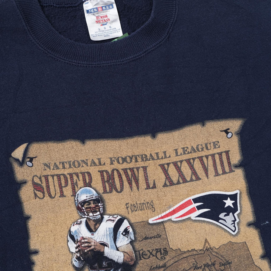 Vintage 2004 Tom Brady Sweater Large 