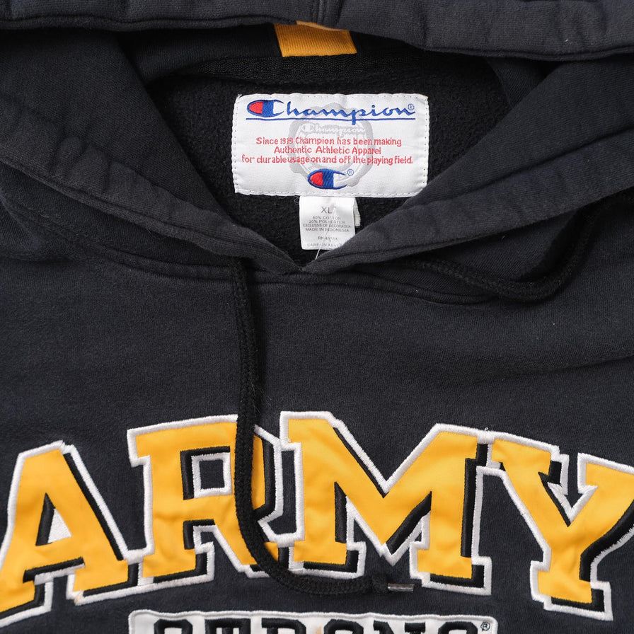 Vintage Champion Army Strong Hoody XLarge 