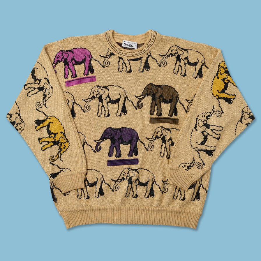 Vintage Carlo Colucci Knit Sweater XLarge 