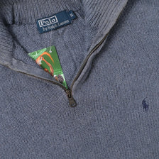 Vintage Polo Ralph Lauren Q-Zip Sweater XLarge 