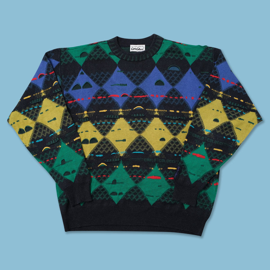 Vintage Carlo Colucci Knit Sweater XLarge 