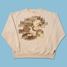 Vintage Stick Up Kidz Vinyl Junkz Sweater XXLarge 