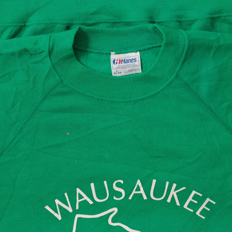 Vintage Wausakee Wisconsin Sweater Medium 