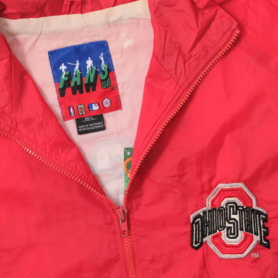 Vintage Ohio State Buckeyes Track Jacket XLarge 