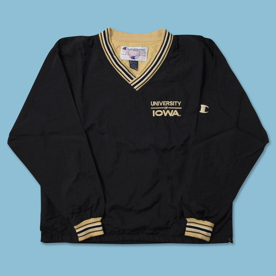 Vintage Champion University of Iowa Windreaker Large 