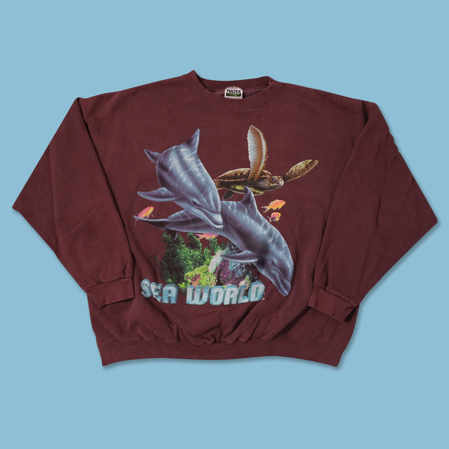 Vintage Sea World Sweater Medium 