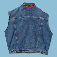 Vintage Pueblo Lined Denim Vest XXLarge 