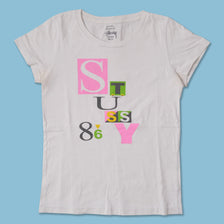 Vintage Women's Stussy T-Shirt Small 