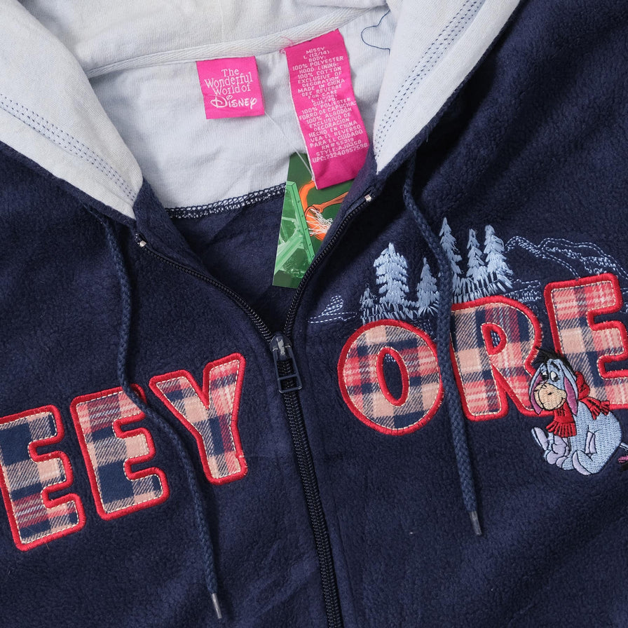 Women's Eeyore Fleece Jacket Large 