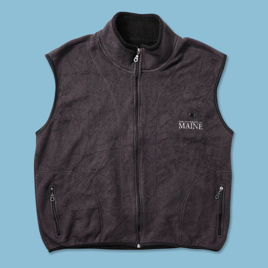 Champion University of Maine Fleece Vest Large 