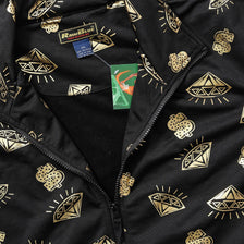 Y2K Raw Blue Track Jacket XXL 