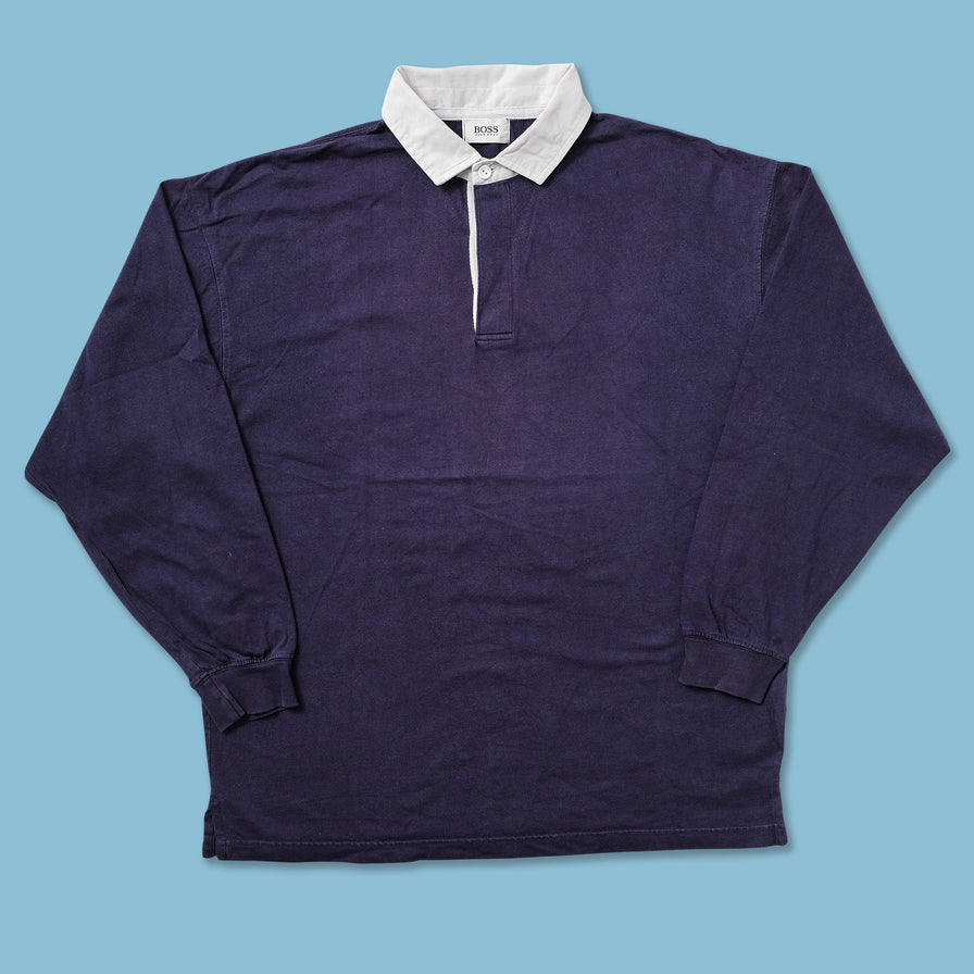 Vintage Hugo Boss Rugby Shirt Large - Double Double Vintage