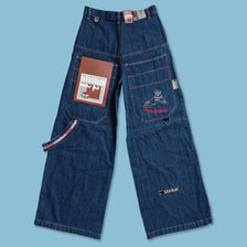 Y2K Baggy Denim Pants 28x30 - Double Double Vintage