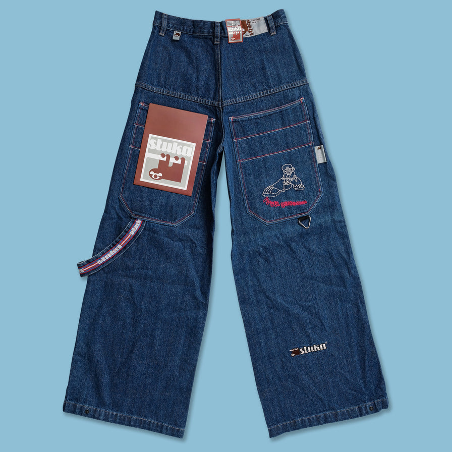 Y2K Baggy Denim Pants 28x30 - Double Double Vintage