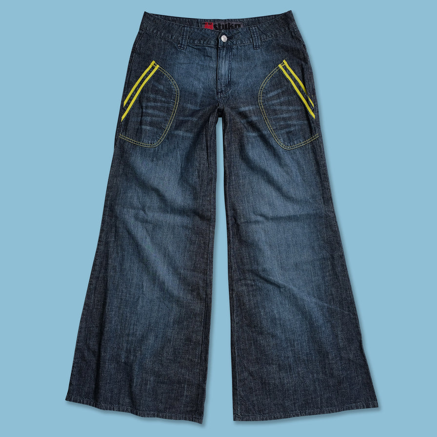Y2K Baggy Denim Pants 32x33 - Double Double Vintage