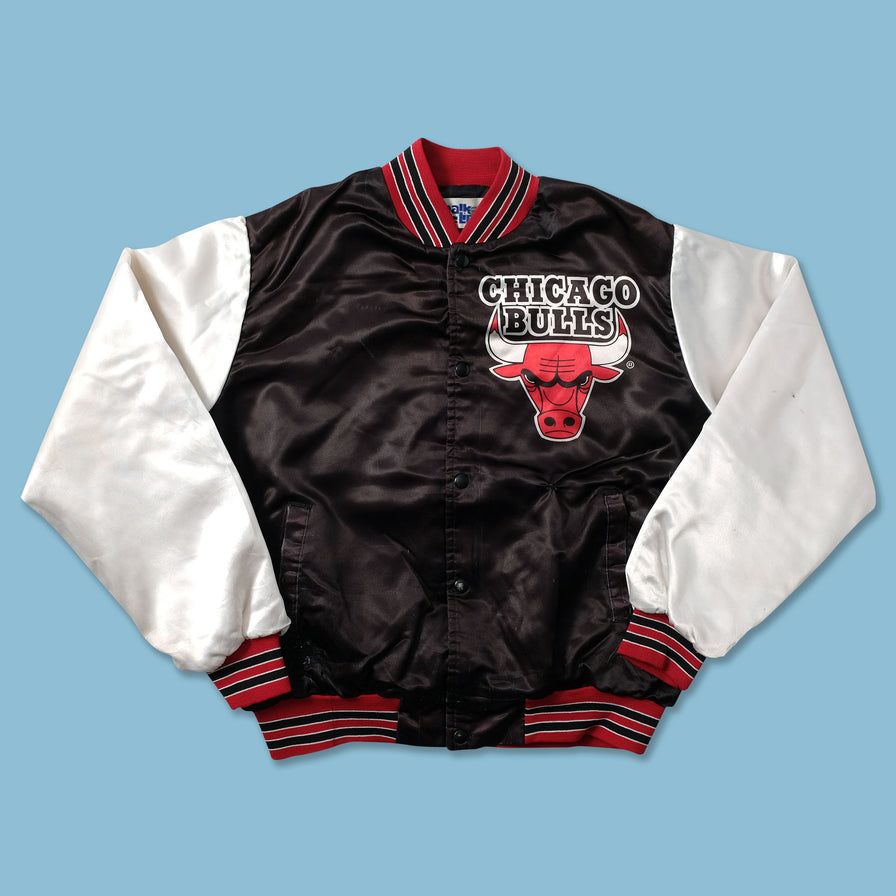 Vintage Chicago Bulls Satin Bomber Jacket Medium
