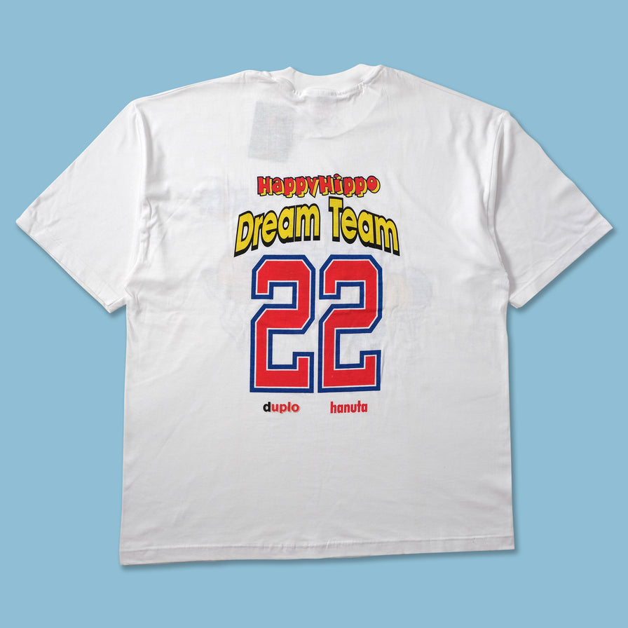 1999 Happy Hippo T-Shirt Large - Double Double Vintage