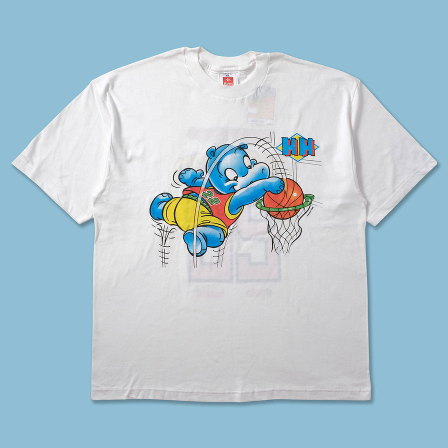 1999 Happy Hippo T-Shirt Large - Double Double Vintage