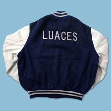 Vintage Wool Leather Varsity Jacket Medium - Double Double Vintage