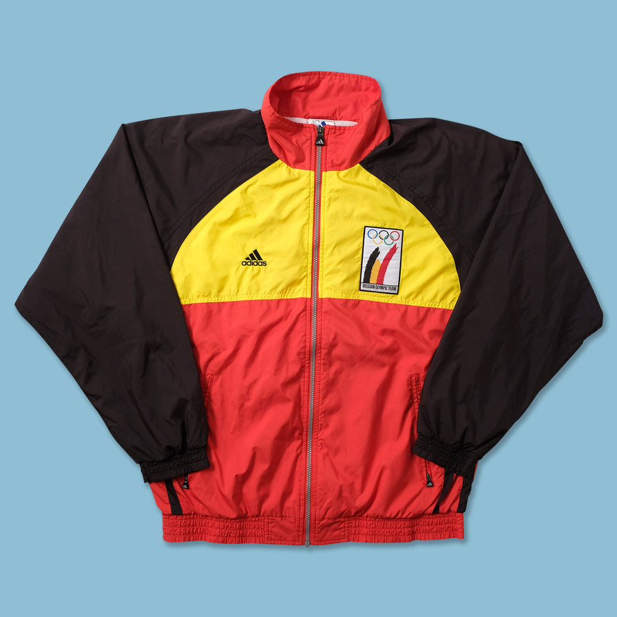1998 adidas Belgian Olympic Team Track Jacket Large - Double Double Vintage