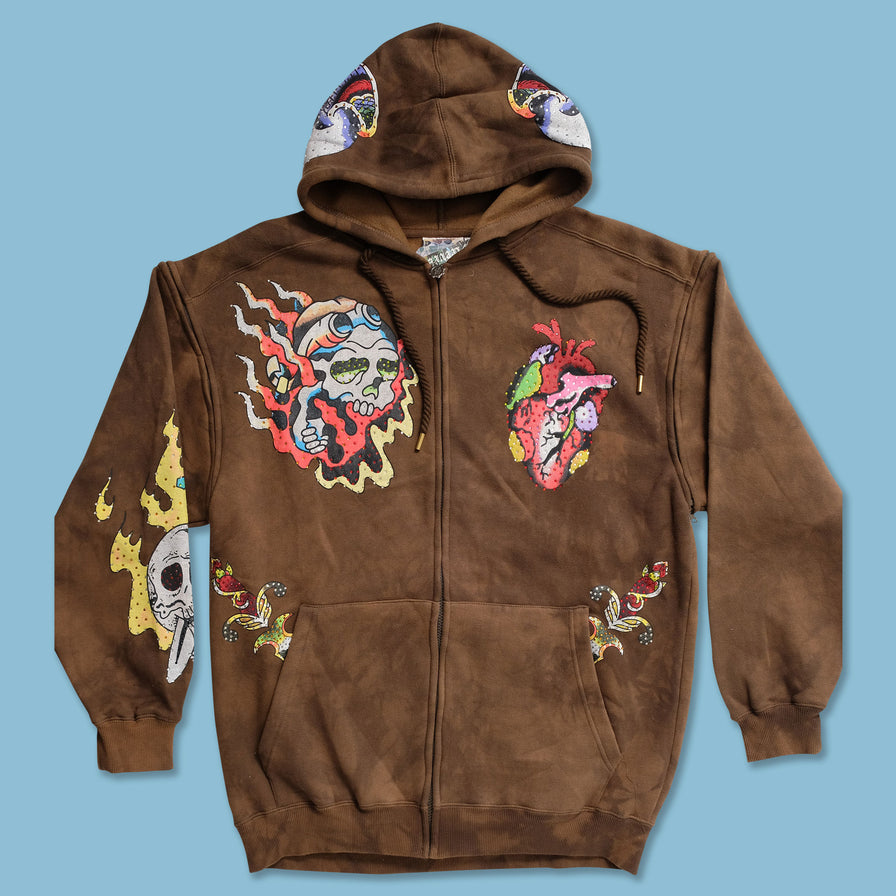 Y2K Hama Zip Hoody XLarge - Double Double Vintage