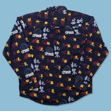 Y2K Clench Pattern Shirt Large - Double Double Vintage