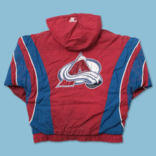 Vintage Starter Women's Colorado Avalanches Padded Anorak Small 
