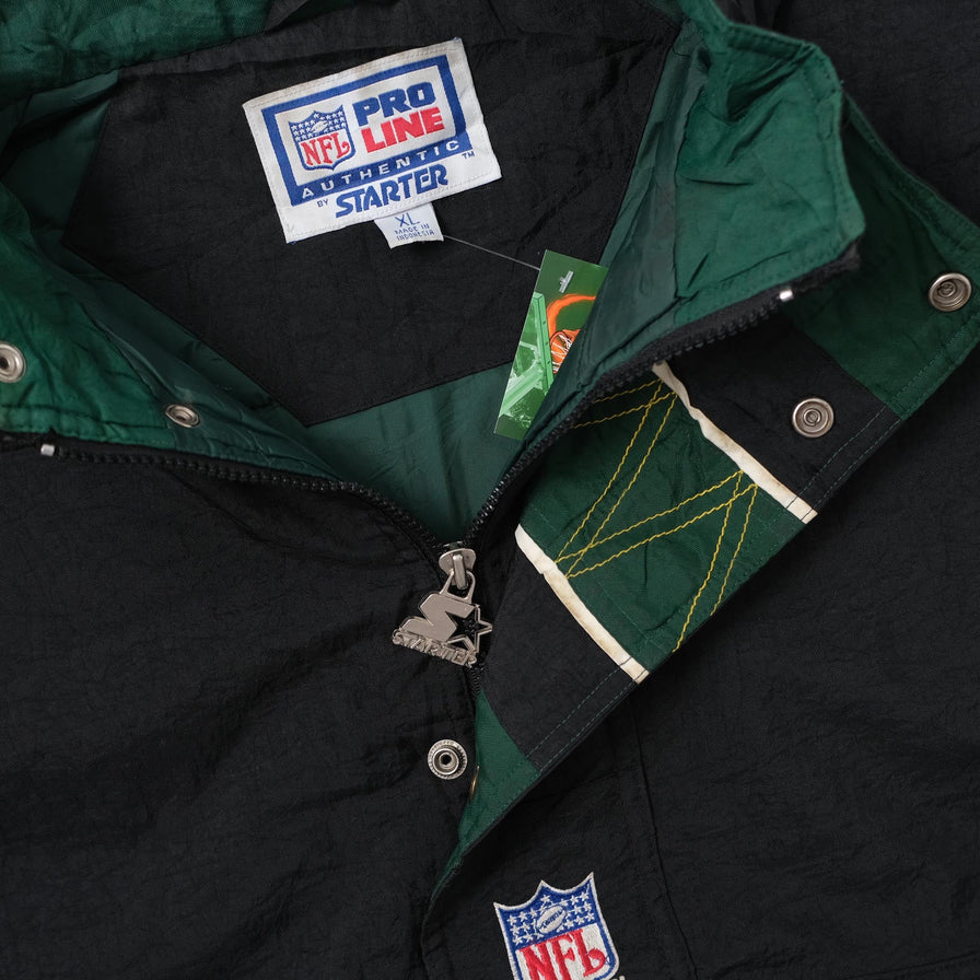 Vintage Starter Green Bay Packers Padded Anorak XLarge 