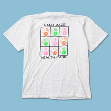 Vintage 1990 Hand Made Health Care T-Shirt Large 