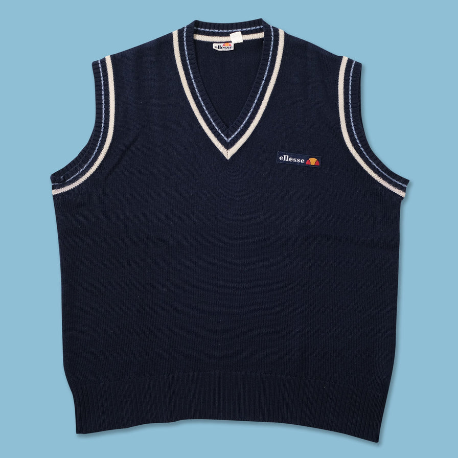 Vintage Ellesse Sweater Vest Medium 
