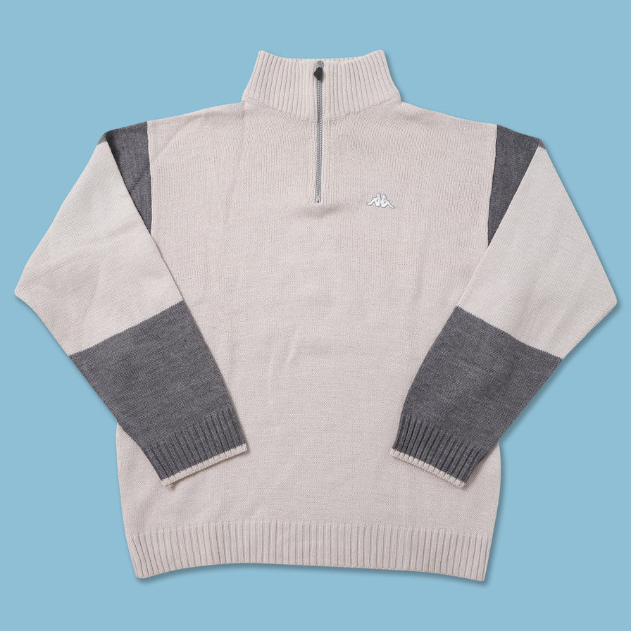 Vintage Kappa Q-Zip Sweater Medium 