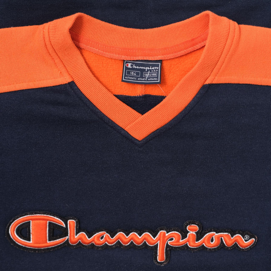 Vintage Champion Women’s V-Neck Sweater Small 