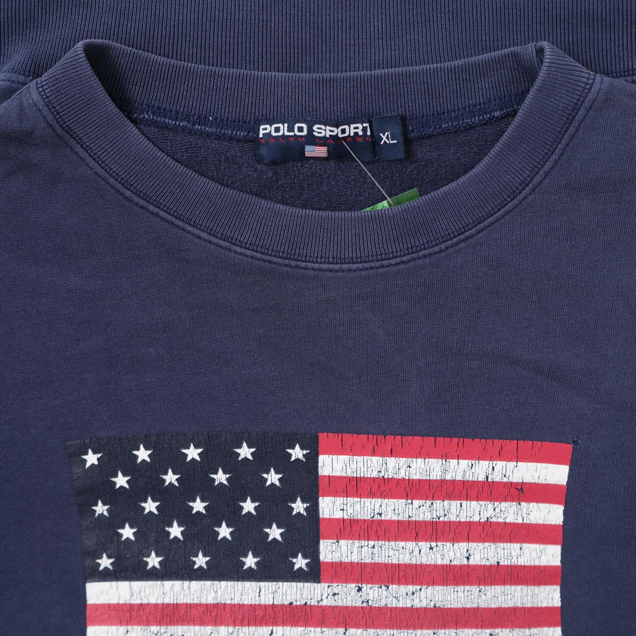 Vintage Polo Sport Sweater Large 